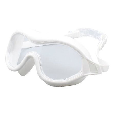 Store svømmebriller med ramme, high definition anti-dug briller, voksen svømmebrille i ét stykke til mænd og kvinder