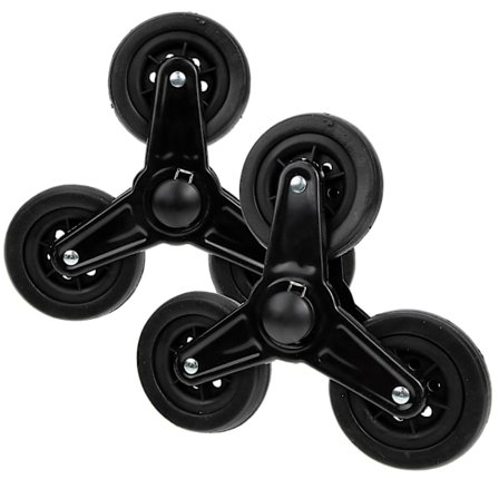 Heavy Duty Hjul Varukorg Triangel Hjul Kundvagn Hjul Trappklättring Trolley Hjul