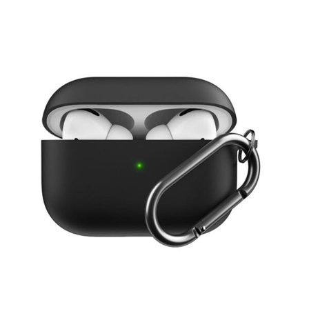Keybudz PodSkinz HyBridShell -sarjan kova kuori Airpods Pro - Svart