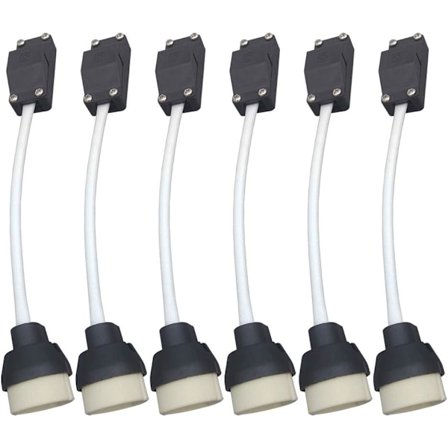 Ocean Jane Art (6 stk.) GU10 Sokkel Keramisk Base og Terminal B