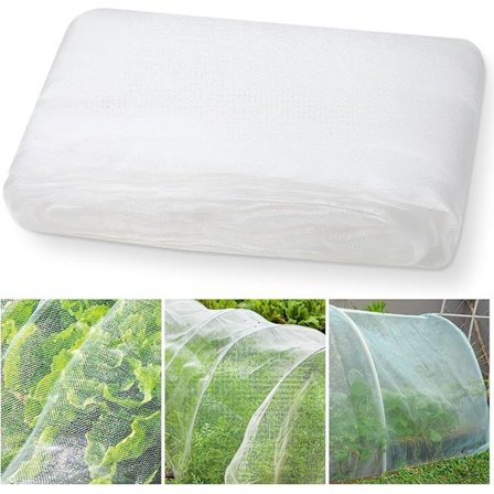 2,5 x 10 m Insektsnät Fint Maskigt Trädgårds-insektsnät Grönsaksskyddsnät