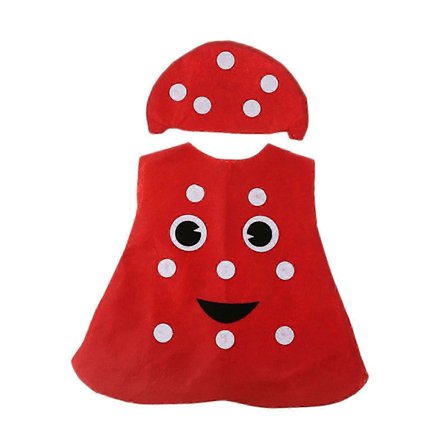 Sød Cosplaykjole til damer til rollespilsfester og kostumetilbehør til voksne (FMY) Svamp