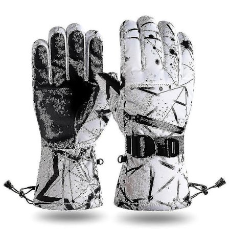 Hold Varme Skihandsker Fuldfinger Touchscreen Anti-slip Palm Udendørs Sport Vandafvisende Unisex Handsker Cykling Skihandsker