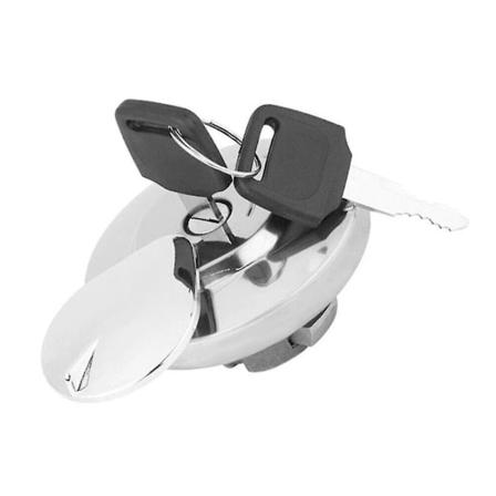 Lås for bensintanklokk, tilbehør i aluminium, erstatning, sølv, Vf750c (sølv) (1 stk)
