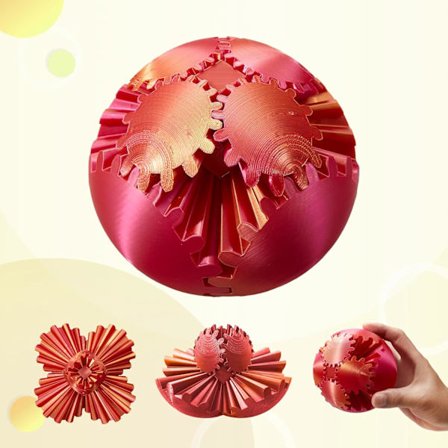 Fidget-lelukubetti useilla muodonmuutoksilla, 3D-tulostettu [YJD]