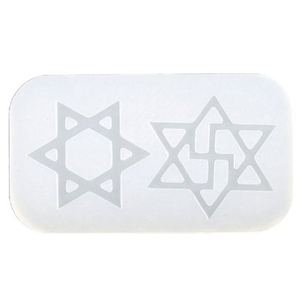 Sexuddig Stjärna Nyckelring Epoxiharts Dekorativ Form Med Hål