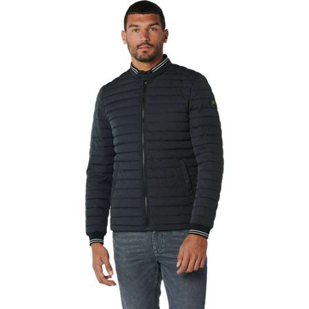 No Excess, Jacket short fit padded black Zwart, Heren, Maat:S