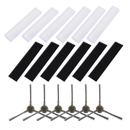 Filter Side Brush Udskiftning til Ecovacs Deebot Slim Da60 Slim2 Da5g Slim Neo Robotstøvsuger