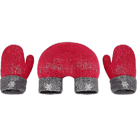 Dobbelt tykke julehandsker Par Kvinder Mænd Vinter Fingerhandsker Valentinsdag Gave Til Kæreste Kæreste