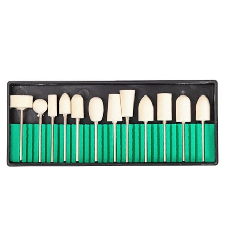 12 stk. uld neglebør sæt til manicure