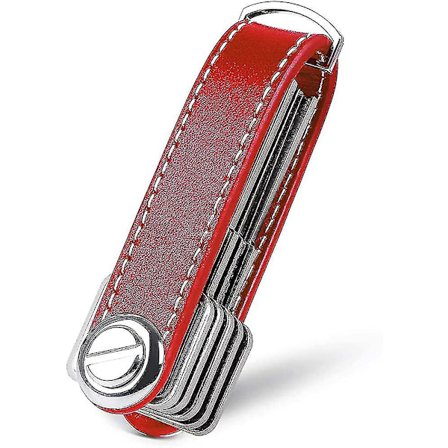 Nøgleorganiser Nøglering Ægte Læder Lomme Smart Nøgleholder