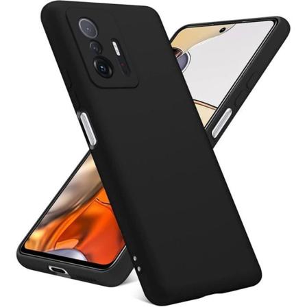Fodral till Xiaomi Mi 11T Pro - Ultra Slim High Resistance Mjuk Silikon Svart Svart