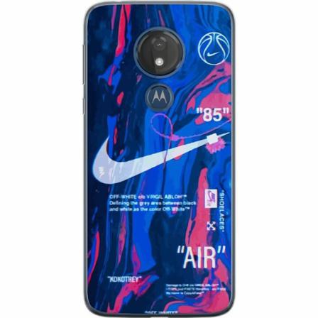 Motorola Moto G7 Power Genomskinligt Skal Nike