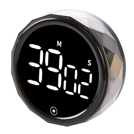 Kök Timer Digital Timer med Stoppurfunktion och Nedräkning Aluminium