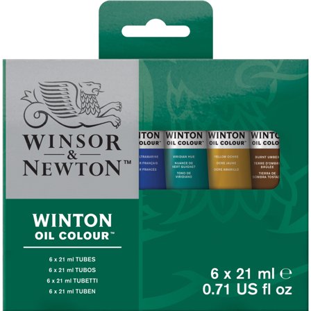 Winsor & Newton Winton Ölfarbe Tube Set 6 × 21 ml