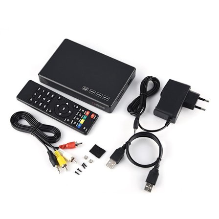 2.5 tuuman SATA-mediasoitin 32 Gt SD/MMC-stereokaiutin 1080P-video HDMI-mediasoitin -