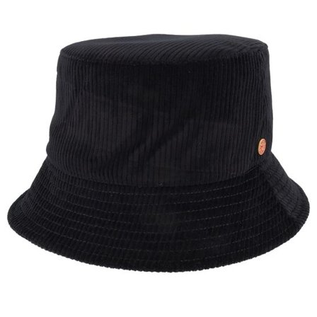 Mayser - Svart bucket Hatt - Corduroy Manchester Black Bucket @ Hatstore