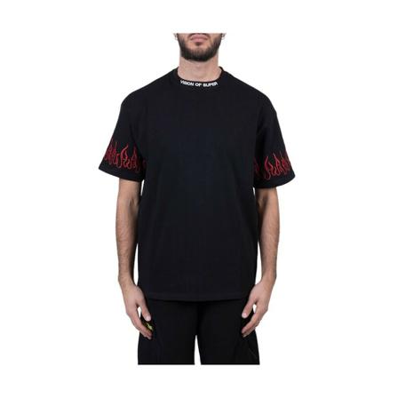Vision OF Super, T-Shirts Zwart, Heren, Maat:L