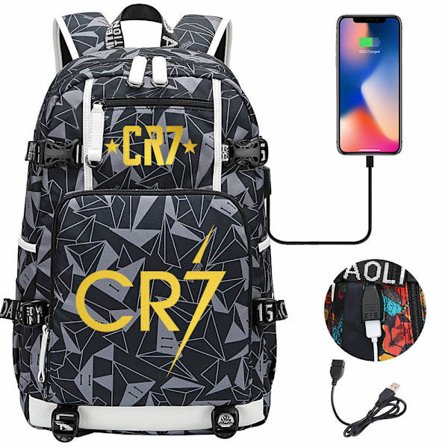 Ryggsäck - Cr7 Med Usb-Laddningsport (8)