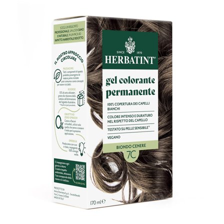Herbatint Tintura Per Capelli Gel Permanente 7C Biondo Cenere