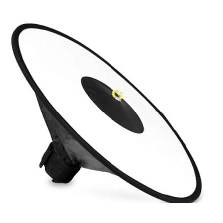 Universal 44cm Rund Flash Softbox Bærbar Foldbar Speedlite Diffuser Reflektor Rem Kompatibel med Ca