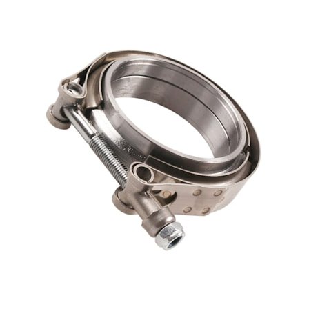 V-bandklämma med hane- och honflänssats, rostfritt stål, universalklämmor 2,5" 3" 3,5" 4" bilavgasrör