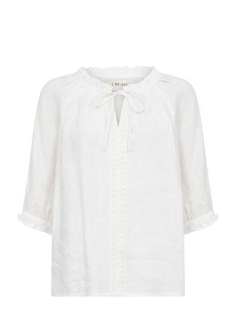 Cream | Crbellis Lace Blouse | S/M