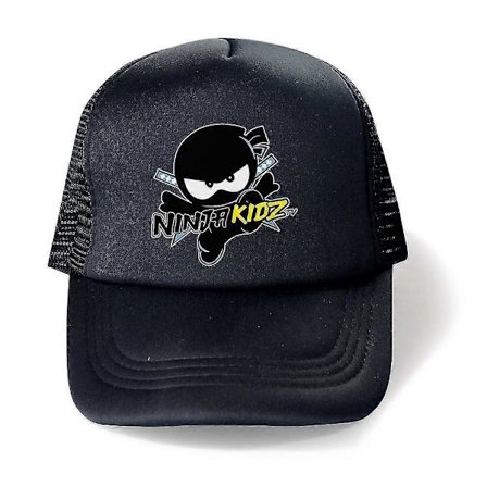 Barn Gutter Jenter Ninja Kidz Tv Mesh Snapback Baseball Caps Sommer Utendørs Justerbar Pustende Solhatt Gave (FMY)