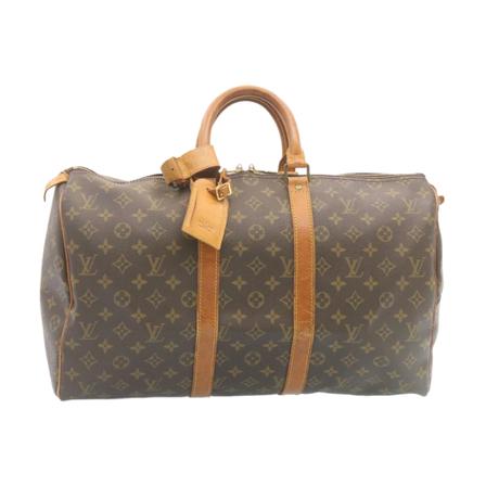 Louis Vuitton Vintage, Pre-owned Keepall 45 Grijs, Dames, Maat:ONE Size