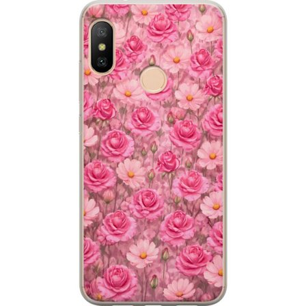 Yhteensopiva Puhelinkuori Xiaomi Redmi 6 Pro Petal Reverie Blush Rose