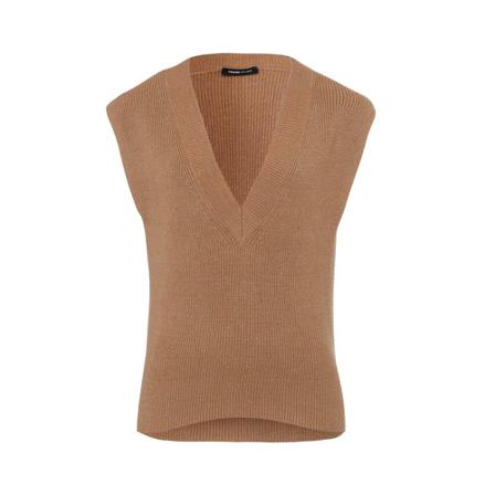 Frank Walder Vest , Beige , Dames , Maat: S