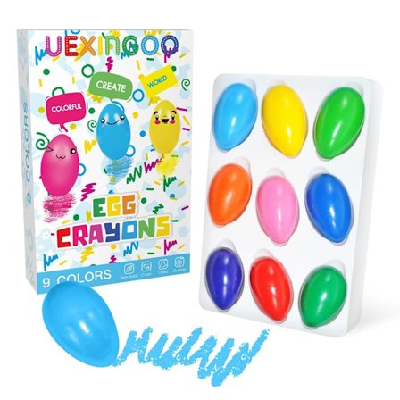 Ægformet Farveblyant Legetøj Farvesæt, Børns Graffiti Ikke Beskidte Hænder