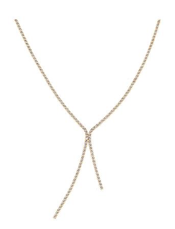 Cloé Y Necklace, Gold Accessories Jewellery Necklaces Chain Necklaces Guld By Jolima