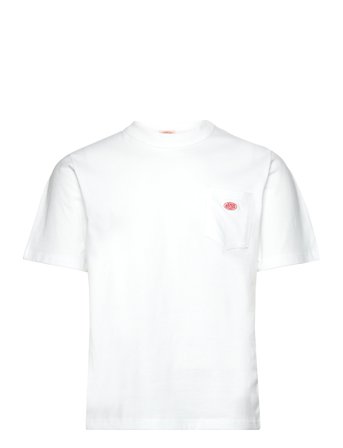 Heritage Pocket T-Shirt Gots White Armor Lux