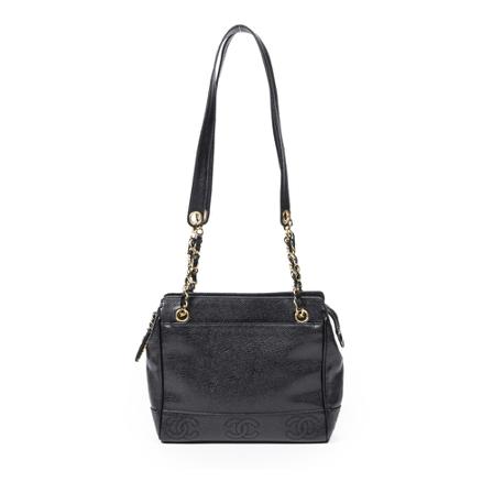 Chanel Vintage Pre-owned Cross Body Väska svart, Dam Vintage Väskor, Dam, Storlek: ONE SIZE