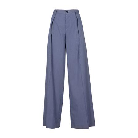 Dsquared2 Patterned Pleat-Front Broek , Blauw , Dames , Maat: 2XS