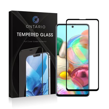Ontario skjermbeskytter Samsung Galaxy A71 Svart, herdet glass