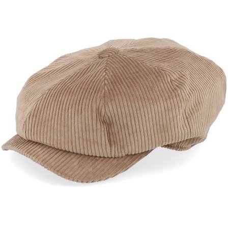 Wigéns - Beige flatcap Keps - Newsboy Retro Cap Camel Flat Cap @ Hatstore