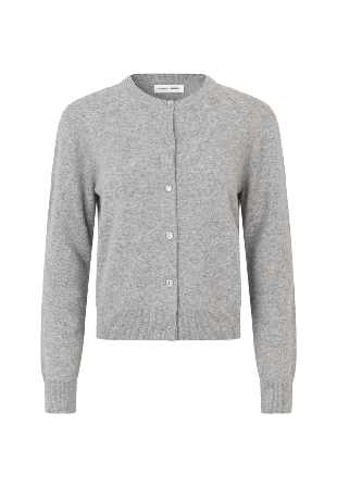 SAMSOE Saboston Cardigan 6304 Stickat Dam Grå XL