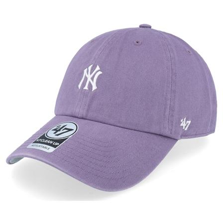 47 Brand - MLB Lilla unconstructed Caps - New York Yankees Base Runner Clean Up Iris Dad Cap @ Hatstore