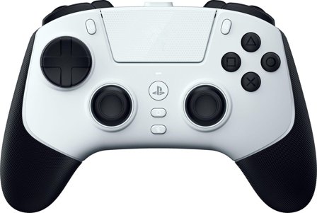 Razer Raiju V3 Pro trådløs kontroller for PS5 og PC (hvit) Symmetriske TMR-stikker, 4 bakknapper, 2 bumpere, HyperTriggers, 2,4 GHz