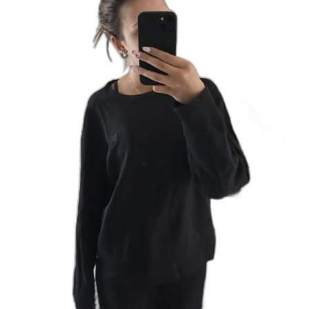 Svart långärmad tröja