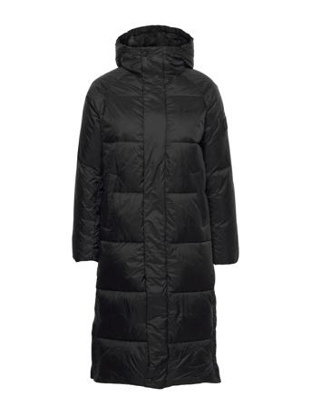 W. Loose Hood Coat Black Svea