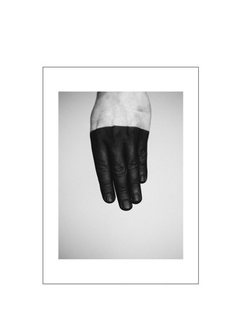 The Poster Club Black Whos Hand - Multi/patterned - 50X70CM