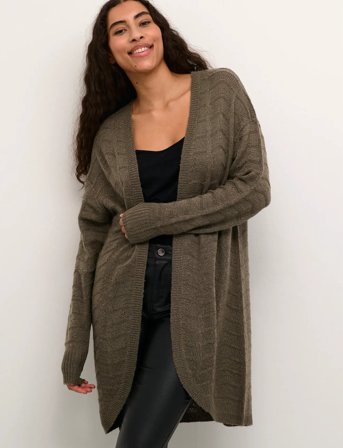 Kaffe Kaemria Knit Cardigan - Brown - S