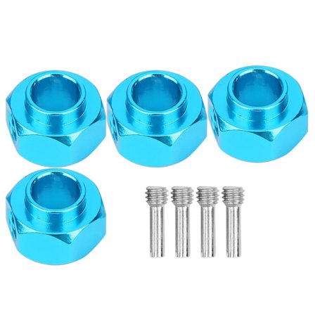 Aluminiumlegering Hex Hub Udvidelsesstykke Tilbehør til Traxxas/TRX4 1/10 RC Modelbil Blå