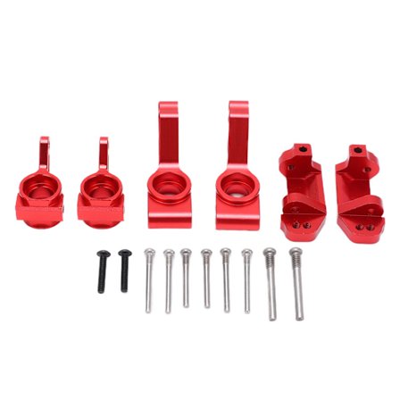 RC Front C-blokker Styringskopp Bakakselbærer for Traxxas Slash 2WD 1/10 RC Modellbil Rød