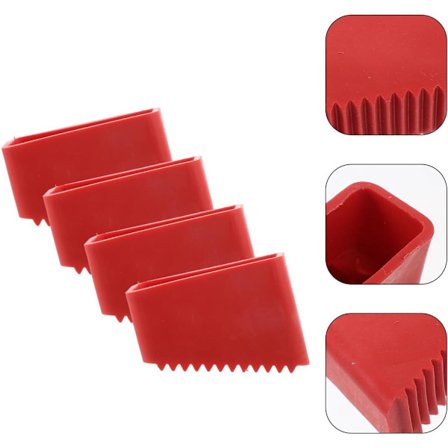 4 kpl - 5*3,8*2 cm - Liukumattomat tikkaanjalkasuojukset - Kestävät kotitikkaiden tarvikkeet