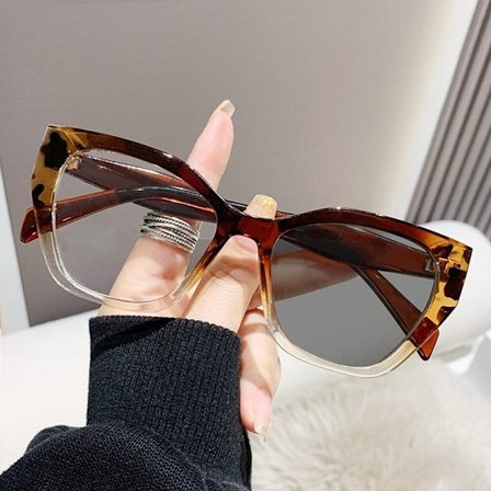 Anti-Blue Light Briller Firkantede Briller MØRKEBRUN MØRKEBRUN