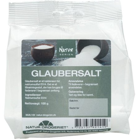 Natur Drogeriet Glaubersalt 100 g, Helse & Madvarer, Krydderier, Salt